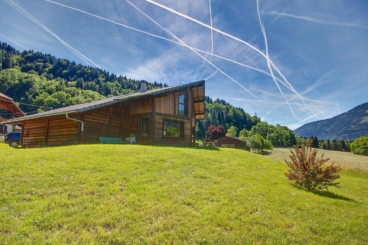 Chalet Wifi - Le Biot - 8 Personnes - Chalet Morand Kültér fotó