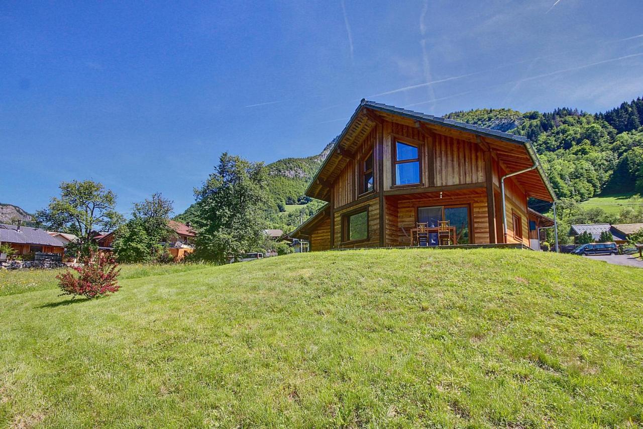 Chalet Wifi - Le Biot - 8 Personnes - Chalet Morand Kültér fotó